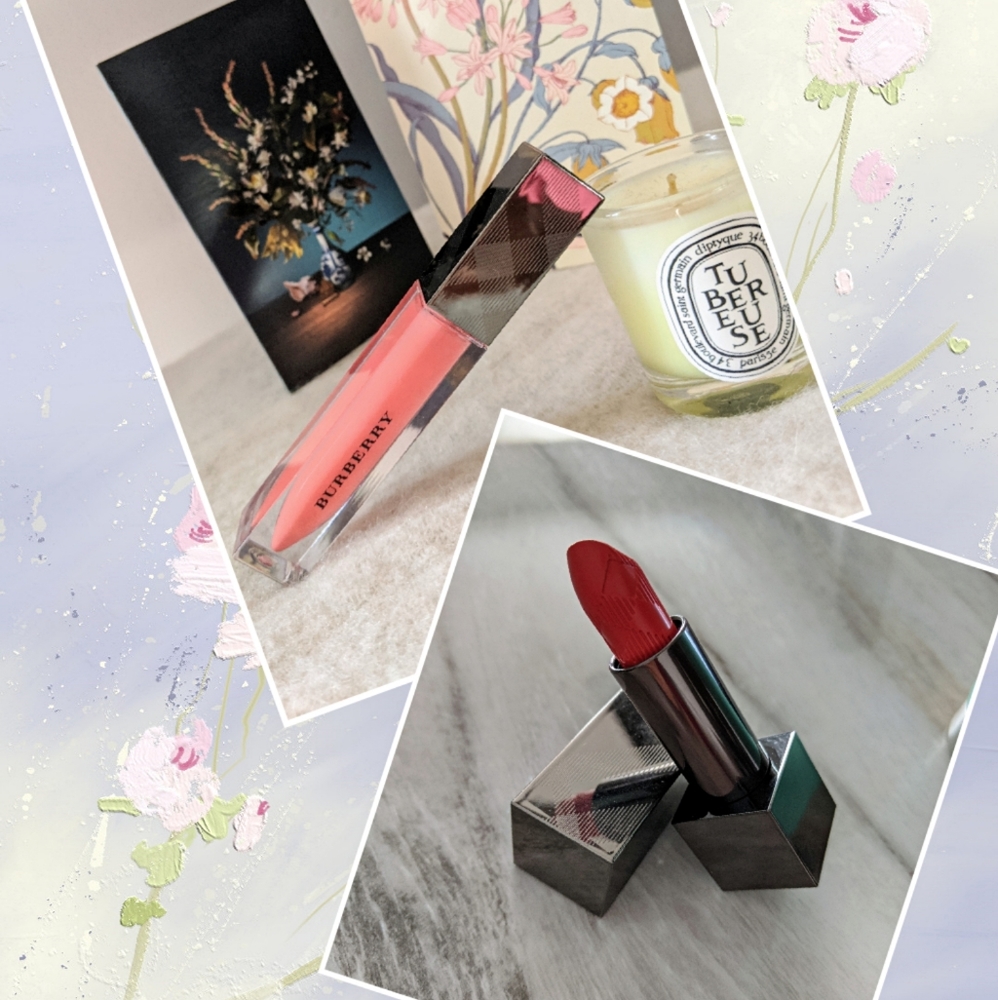 Burberry lipstick and lipgloss bundle